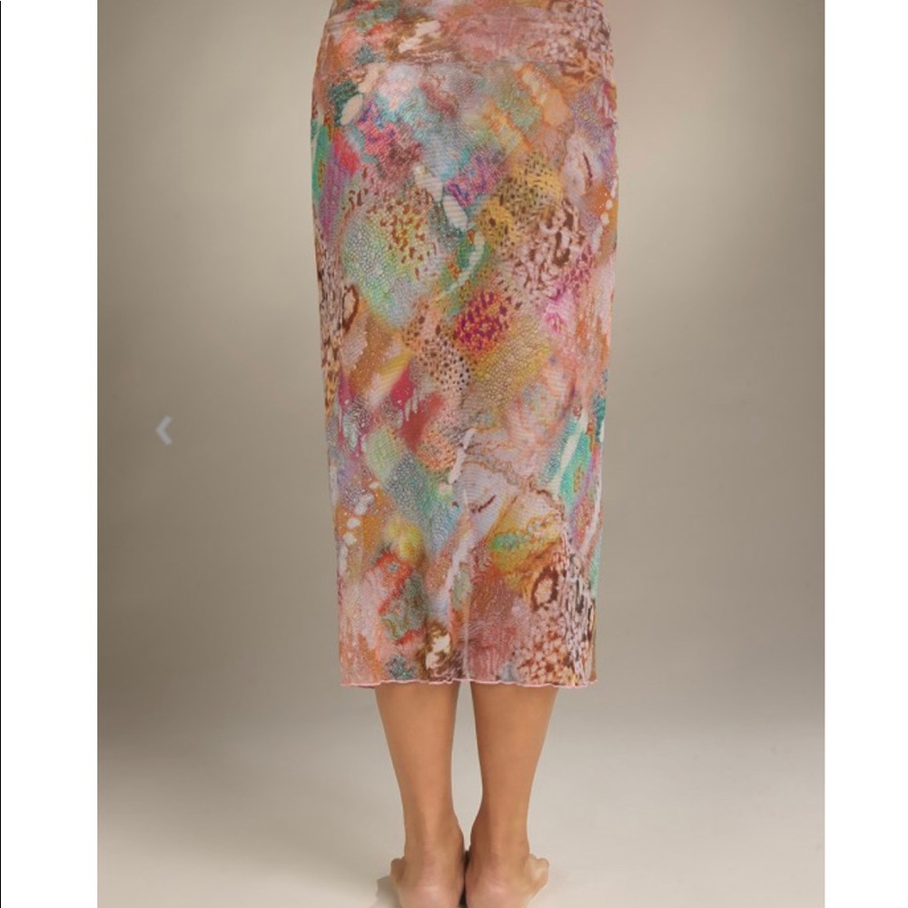 Multicolor Floral Paisley Women’s Swim Sarong - Picture 6 of 6